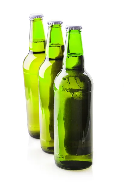 Beer bottle green — Stockfoto
