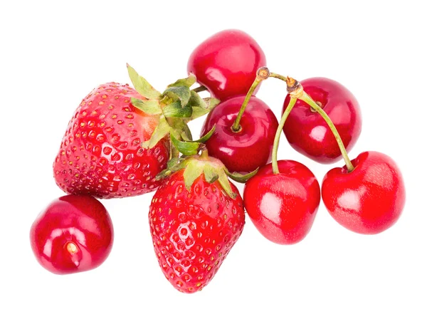 Cherry strawberries — Stock Photo, Image