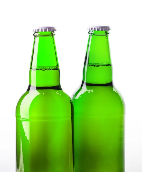 Botella de cerveza verde — Foto de Stock