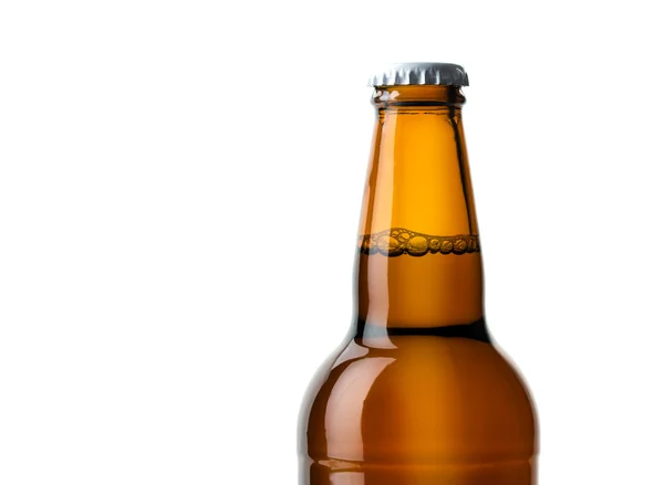 Pivní láhev hnědá — Stock fotografie