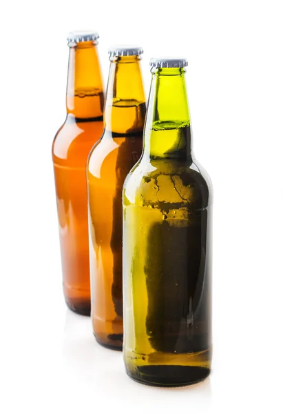 Beer bottle brown — Stock Photo, Image