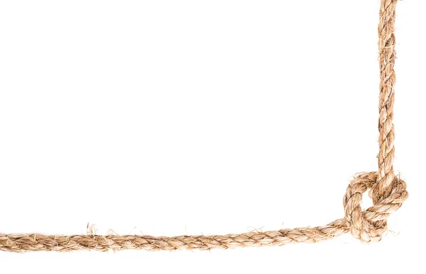 Marco de nudo de cuerda — Foto de Stock