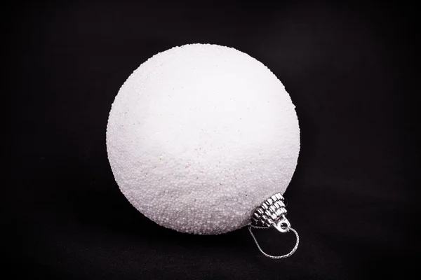 White christmas ball — Stock Photo, Image