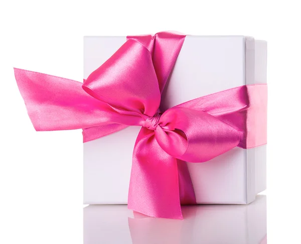 White gift box — Stock Photo, Image