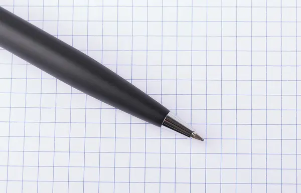 Open notepad pen — Stock Photo, Image