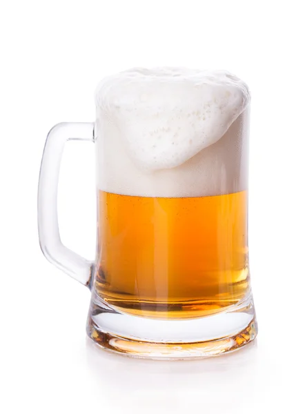 Üveg sör hab — Stock Fotó