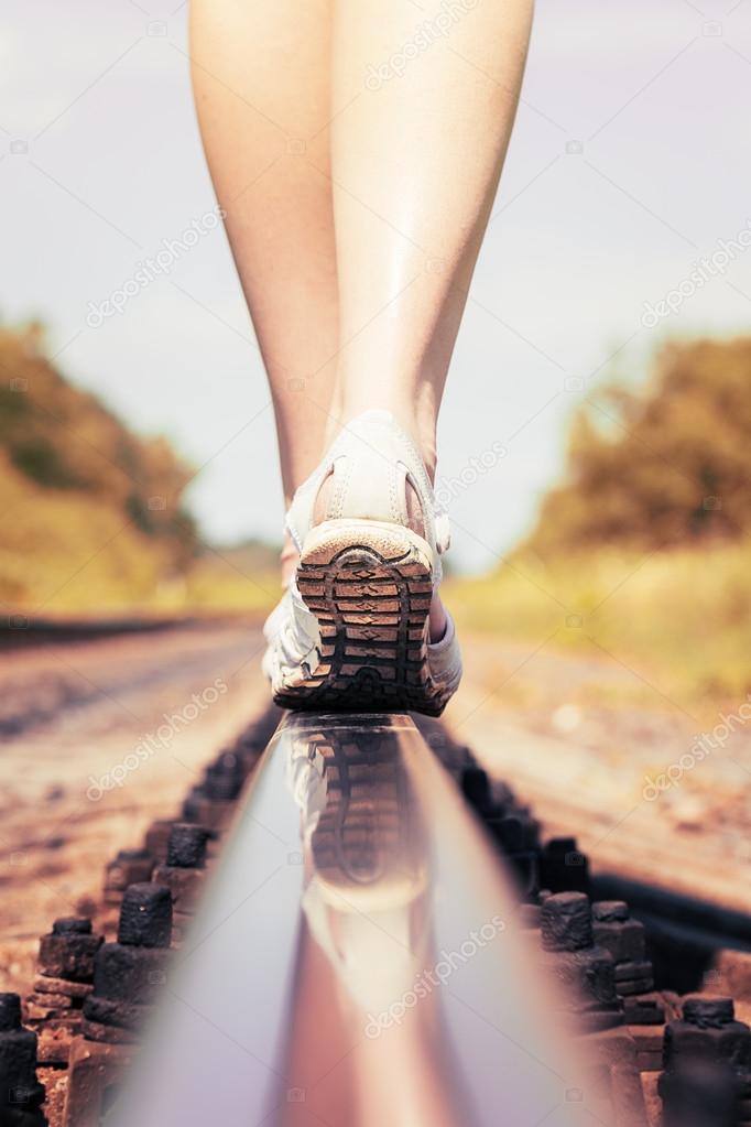 railroad rail feet