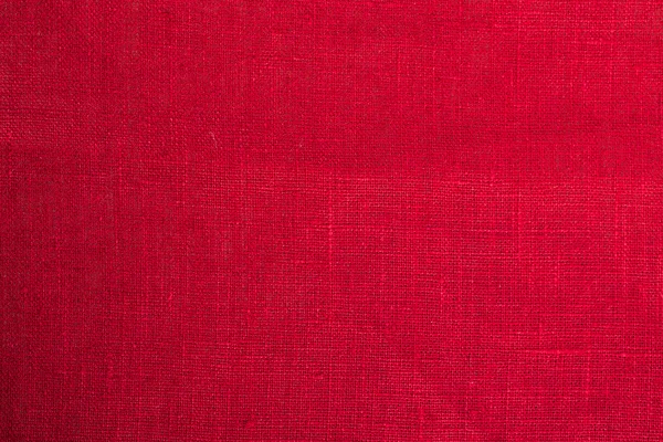 Red cloth fabric background closeup — Stock Photo, Image