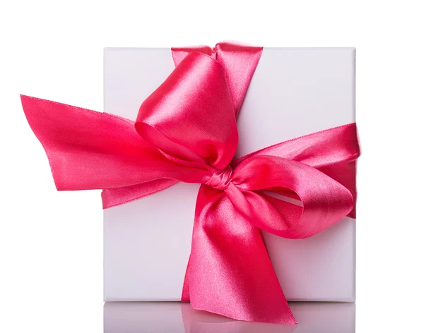 White gift box — Stock Photo, Image