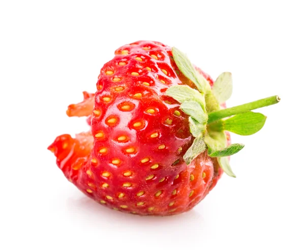 Ripe bitten strawberry — Stock Photo, Image