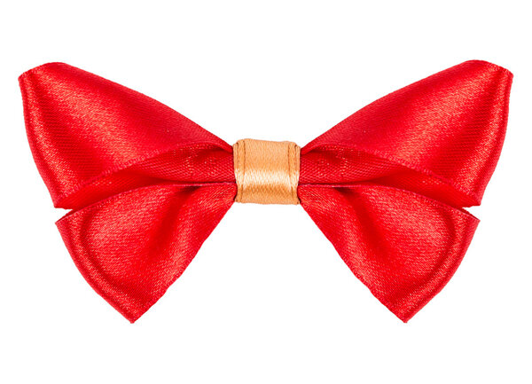 Festive red bow