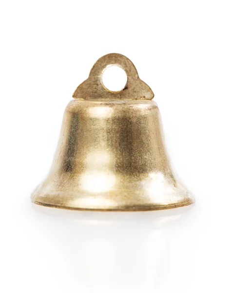 Gyllene jul bell — Stockfoto