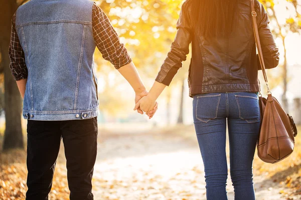 Mano de mujer hombre — Foto de Stock