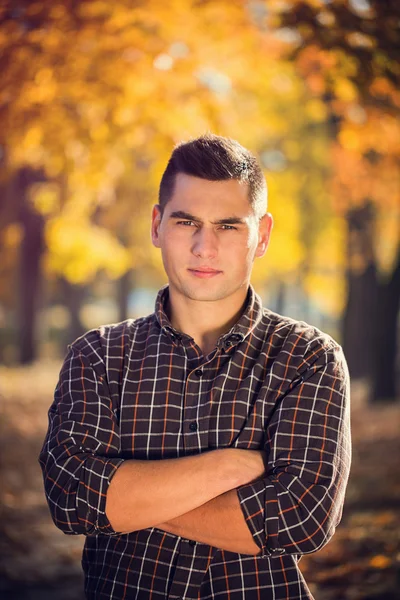 Man park portrait — Stock Photo, Image