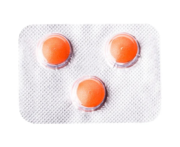 Pills on white background — Stock Photo, Image