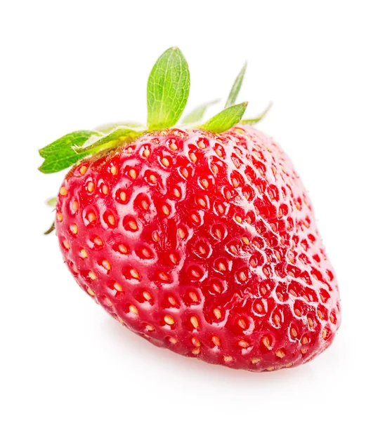 Beautiful ripe strawberry in closeup — Stock Photo, Image