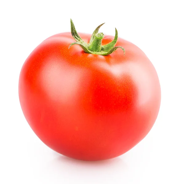 Fresh tomato on white background — Stock Photo, Image