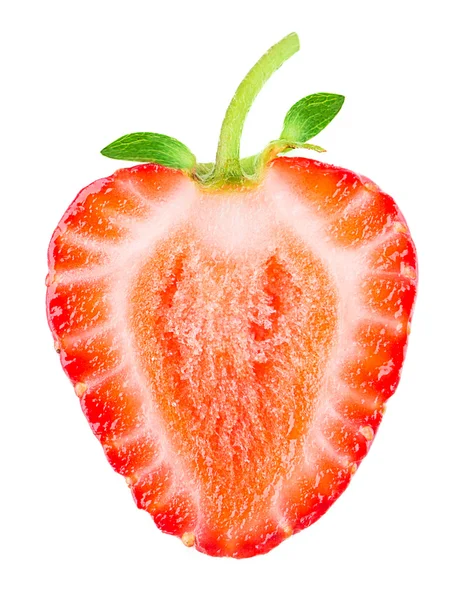 Strawberry skiva hälften — Stockfoto