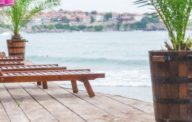 Deniz şezlong Yeşiller