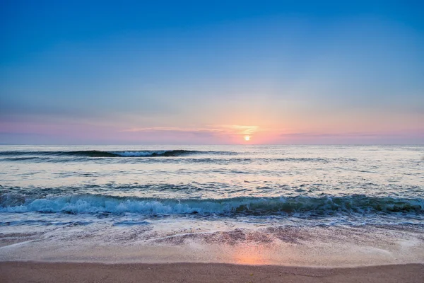 Tramonto del cielo marino — Foto Stock