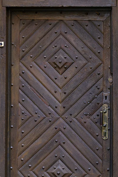 Porta de madeira retro — Fotografia de Stock