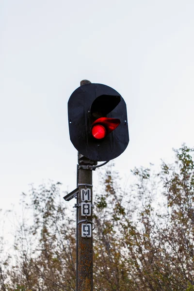 Comboio de semáforo — Fotografia de Stock