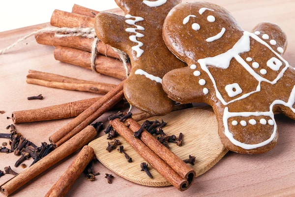 Cinnamon cookie man — Stock Photo, Image