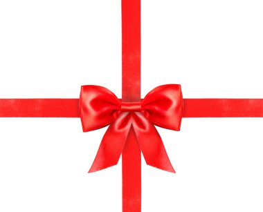 izole kırmızı yay