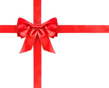 izole kırmızı yay