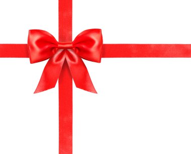 izole kırmızı yay