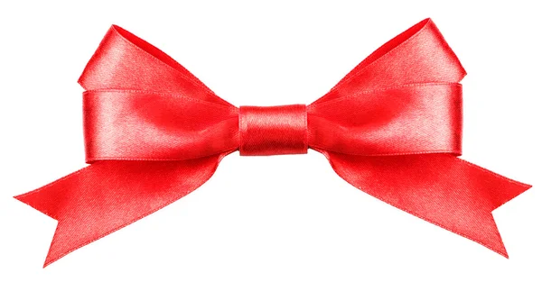 Red bow Isolated — Stock Photo, Image