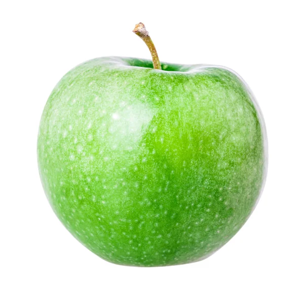 Groene appel geïsoleerd — Stockfoto