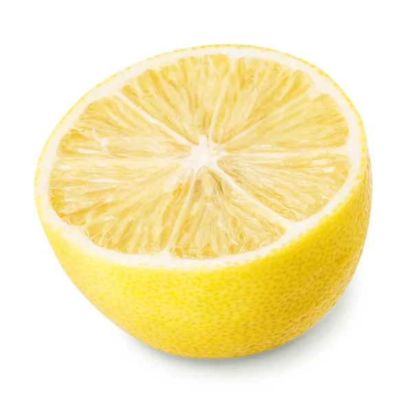 Gele rijpe sappige citroen — Stockfoto