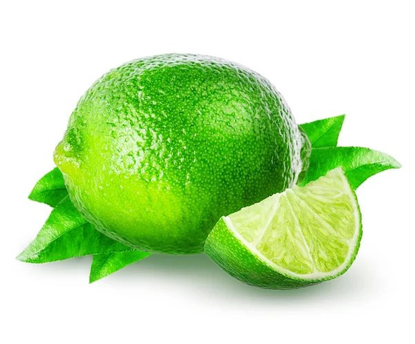 Lime green fruit — Stock Photo, Image