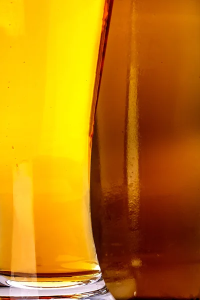 Glass bottle of beer — Stock Photo, Image