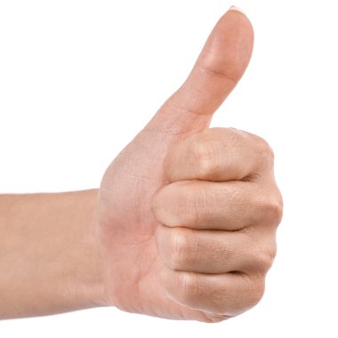 el başparmak yukarıya kırpma yolu