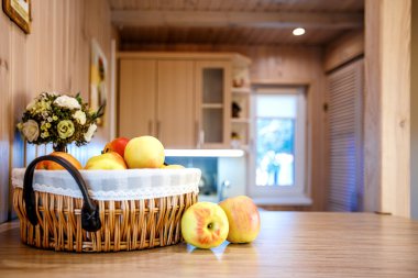 İç oda mutfak elma