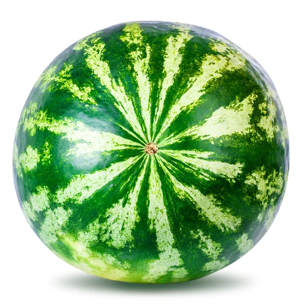 Wassermelone isoliert auf einer weißen — Stockfoto