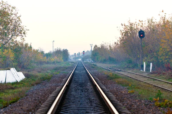 Železniční tratě doprava — Stock fotografie