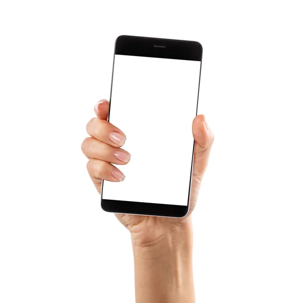 Hand smartphone Isolated — Stock Photo, Image