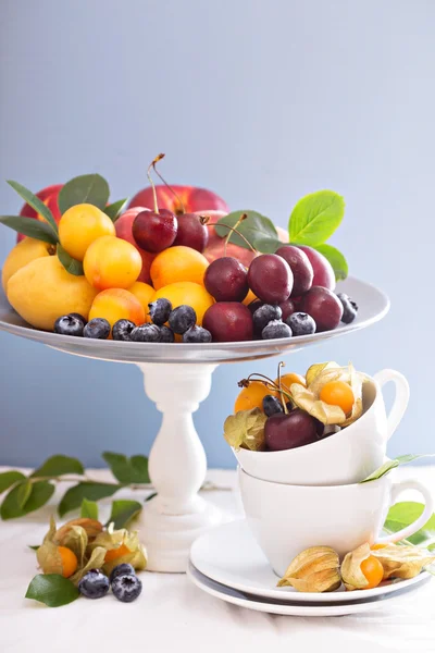 Summer fruits on the table — Stock Photo, Image