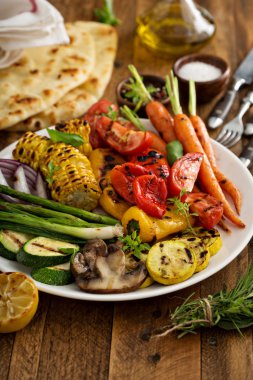 ve tavuk ızgara sebze