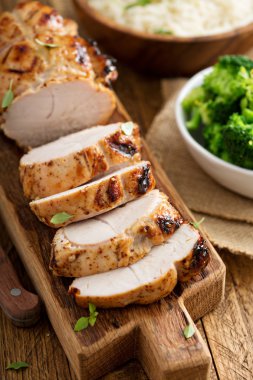 Mangalda hindi göğsü tatlı hardal sır ile