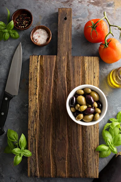 Fondo colorido de frutas y verduras —  Fotos de Stock