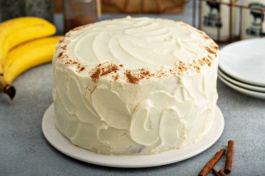 Krem peynirli muzlu kek.