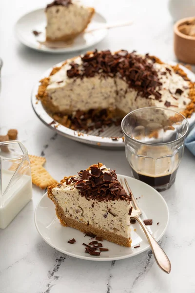 Ricota e torta de chocolate Cannoli — Fotografia de Stock