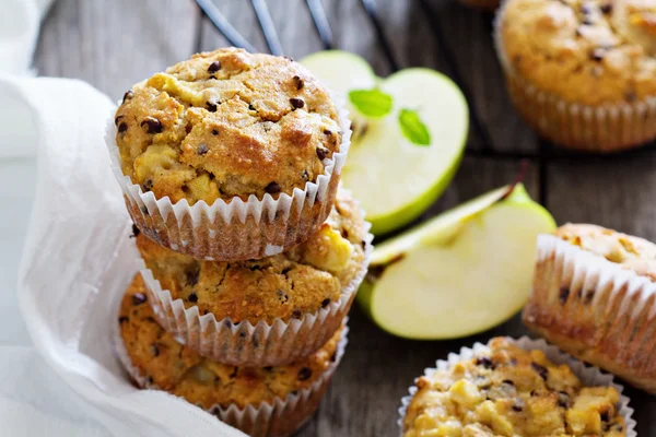 Gluten vrije amandel en oat muffins — Stockfoto