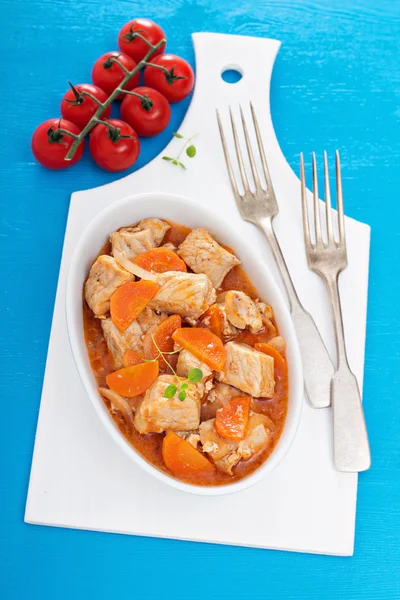 Pork and vegetable stew — Stock Photo, Image