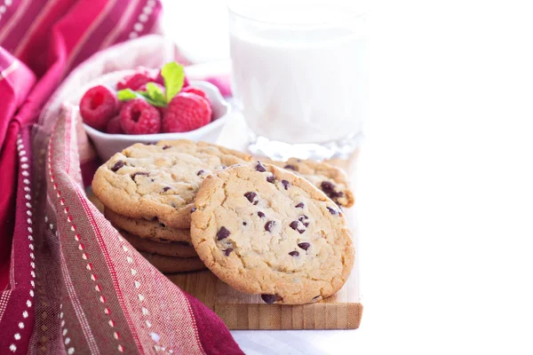 Chocolate chip cookies — Stock Photo, Image