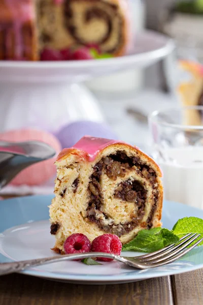 Süßes Brot zu Ostern — Stockfoto